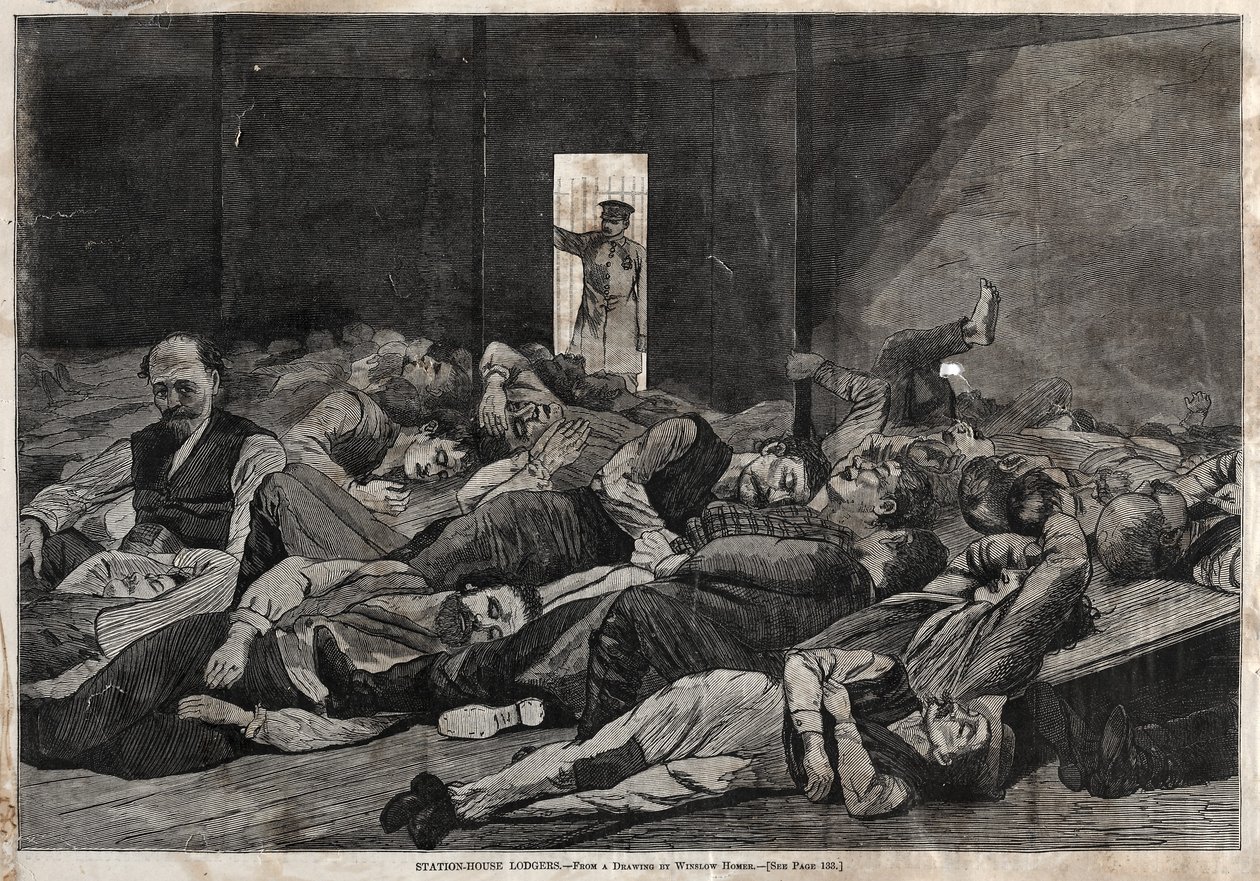 Állomás-házi lakosok, 1874. alkotó: Winslow Homer