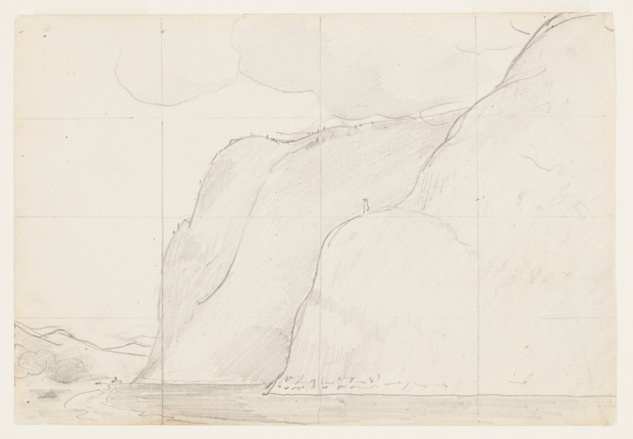 Tanulmány a "Cape Trinity, Saguenay River" számára alkotó: Winslow Homer