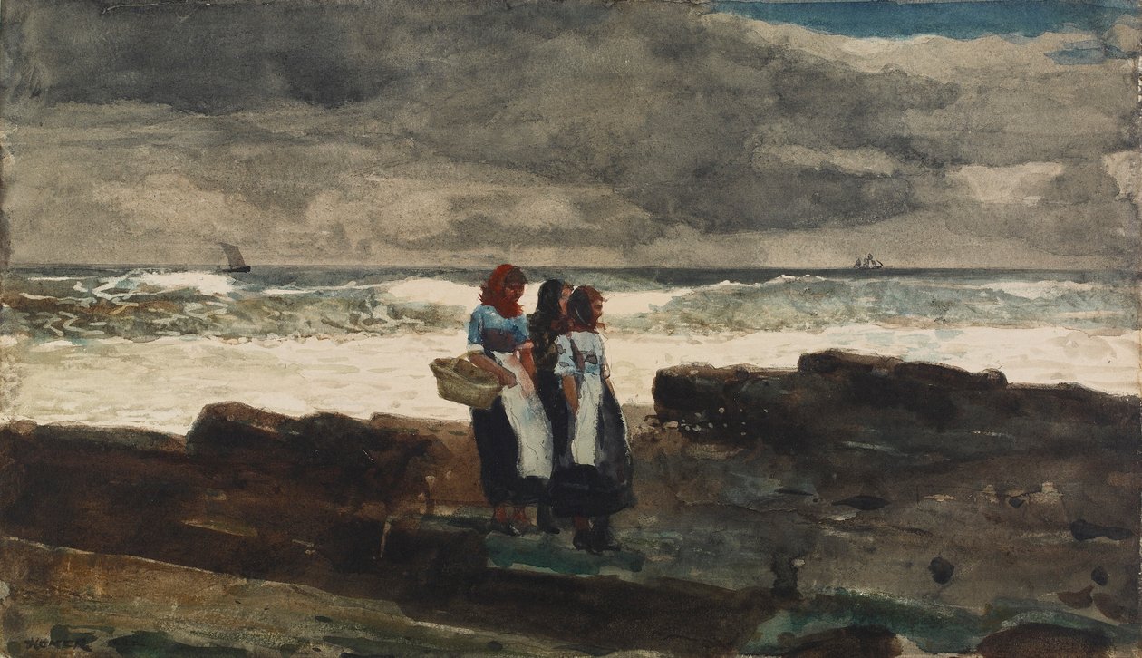 Nap és felhők, 1882. alkotó: Winslow Homer