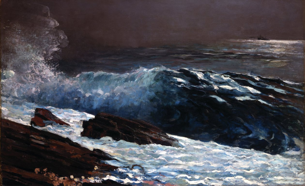Napfény a tengerparton alkotó: Winslow Homer