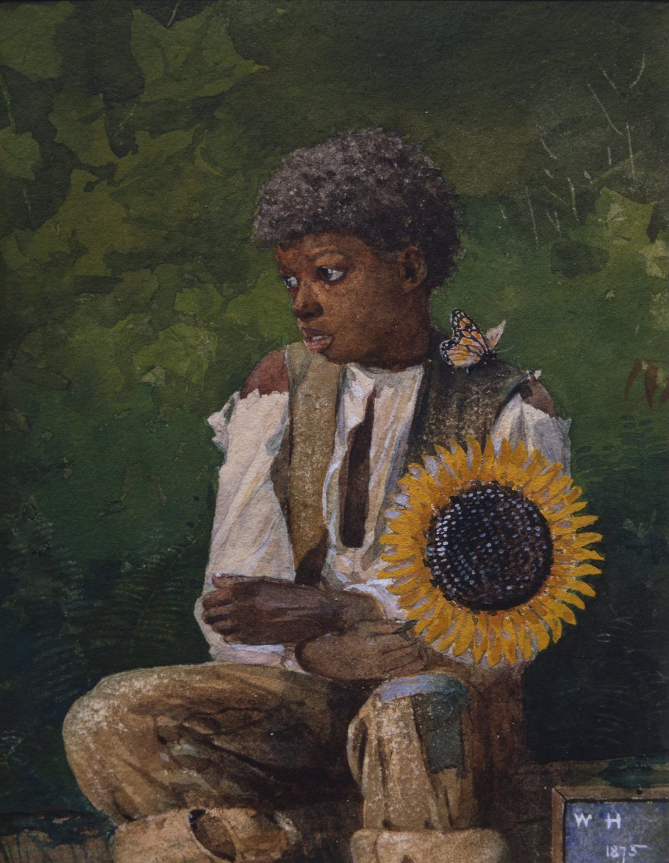 Sunflower-t elviszem a tanárhoz alkotó: Winslow Homer