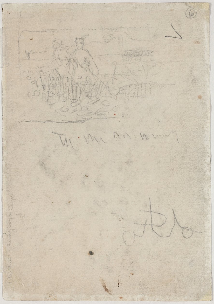 Hálaadás a táborban [verso], n.d. alkotó: Winslow Homer