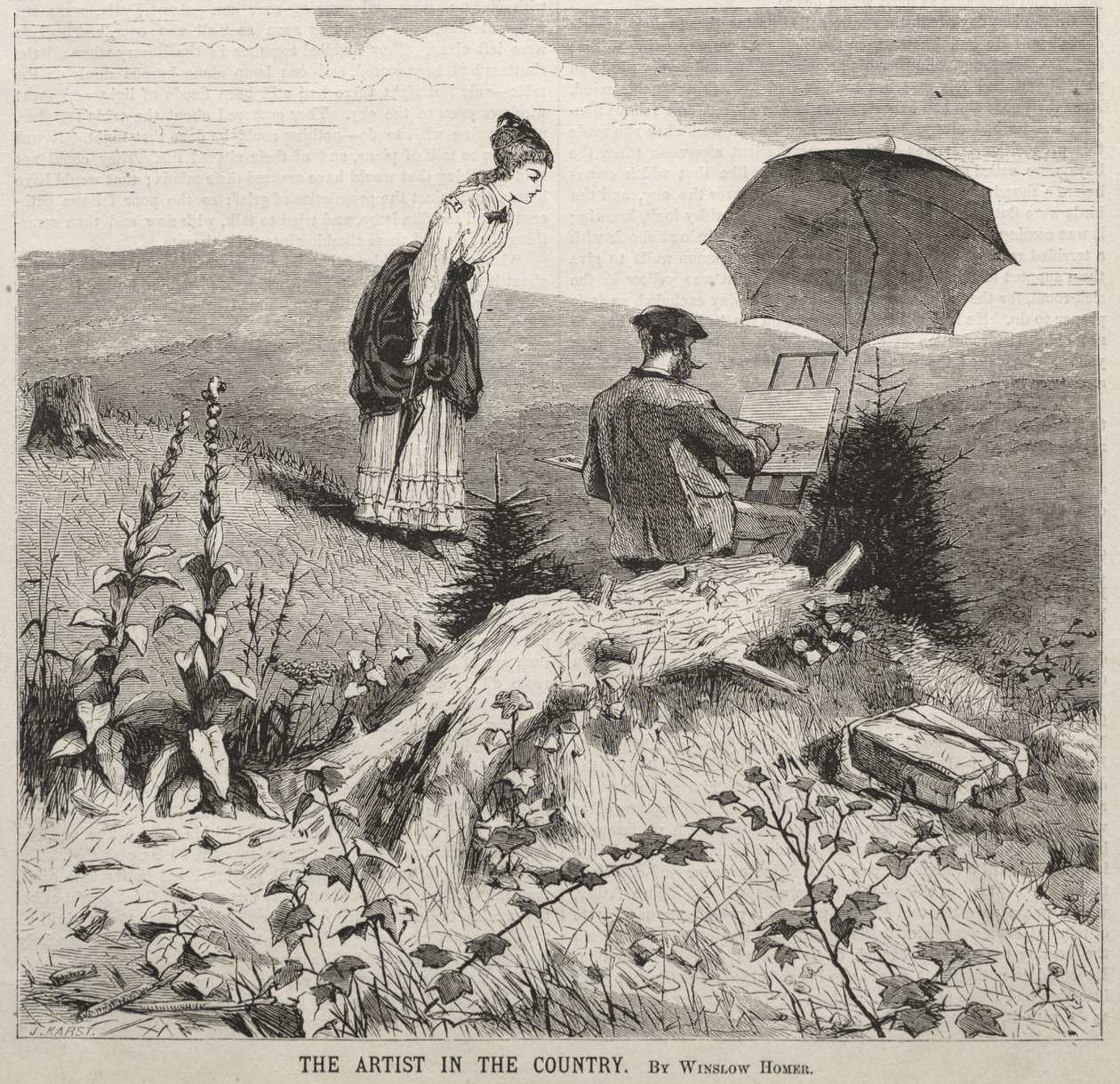 A művész vidéken alkotó: Winslow Homer