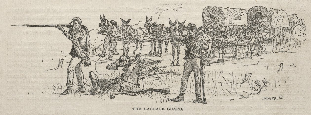 A poggyászőr, 1888. alkotó: Winslow Homer