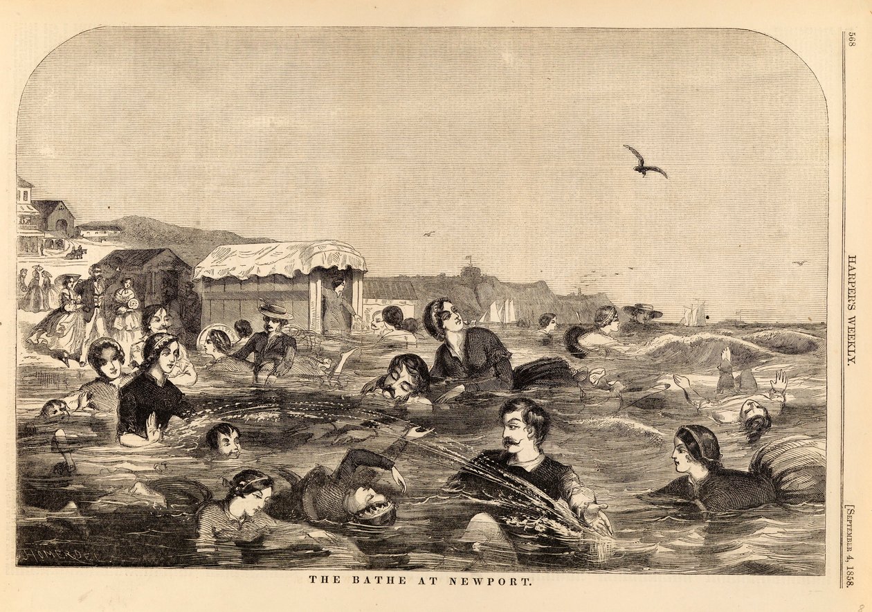 The Bathe [sic] at Newport, a Harper