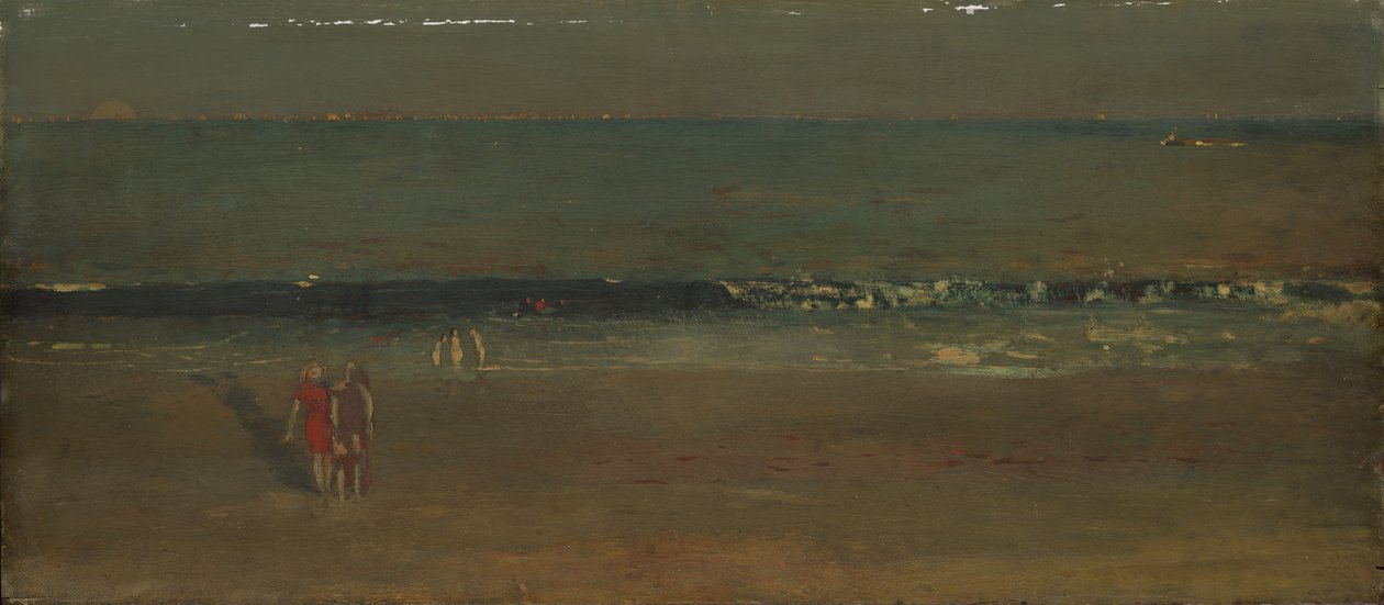 The Beach, késő délután, 1870-72. alkotó: Winslow Homer