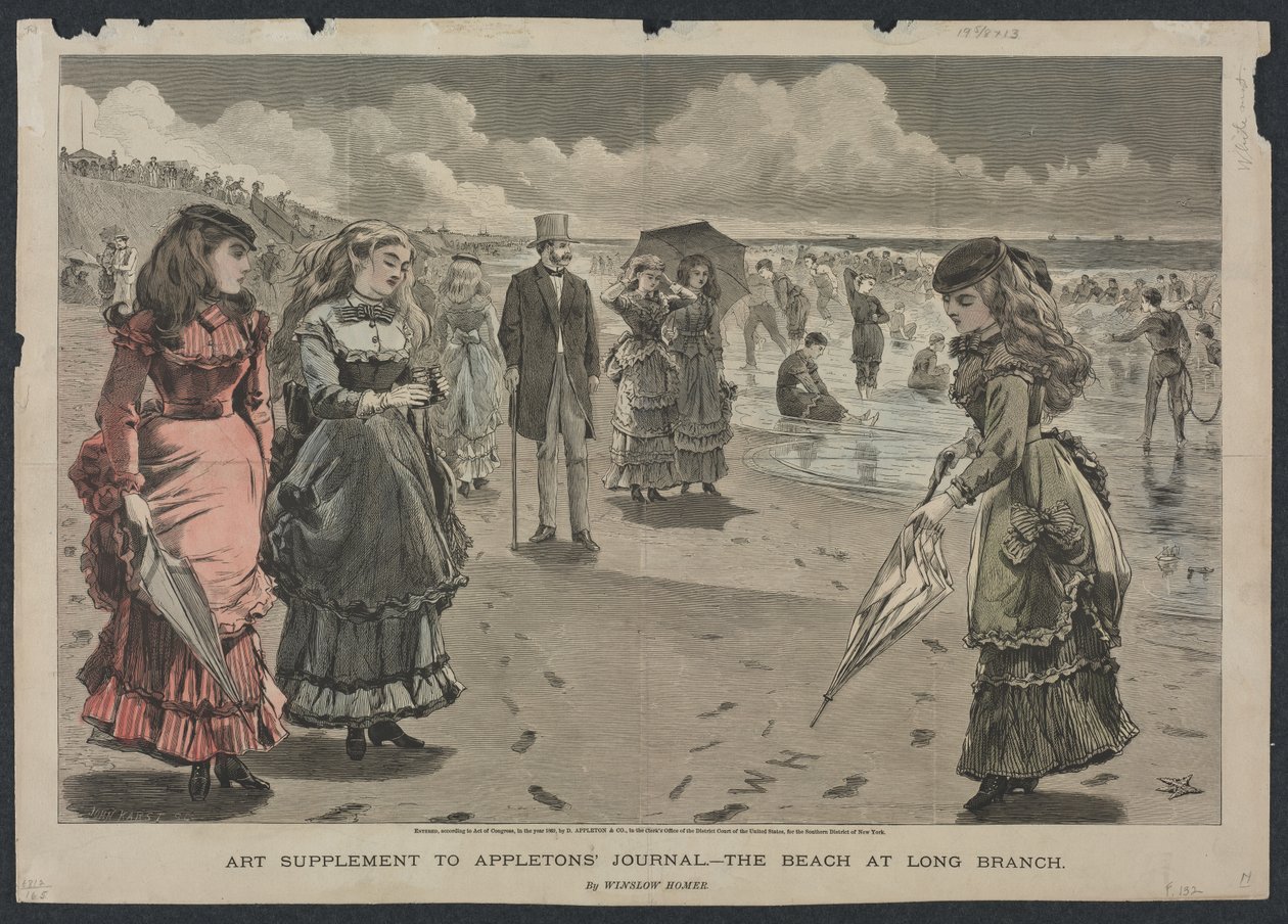 A Long Branch-i strand alkotó: Winslow Homer