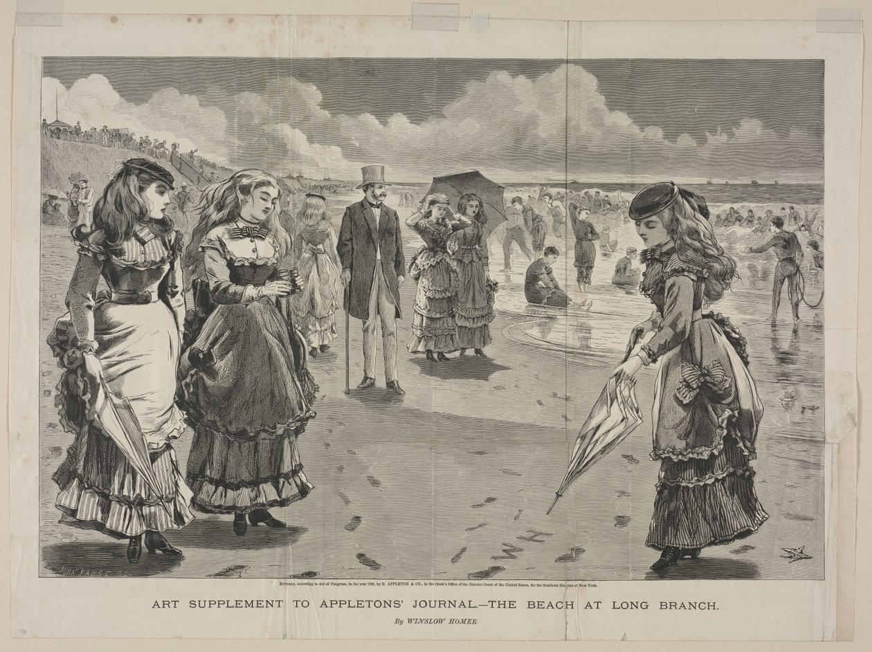A Long Branch-i strand alkotó: Winslow Homer