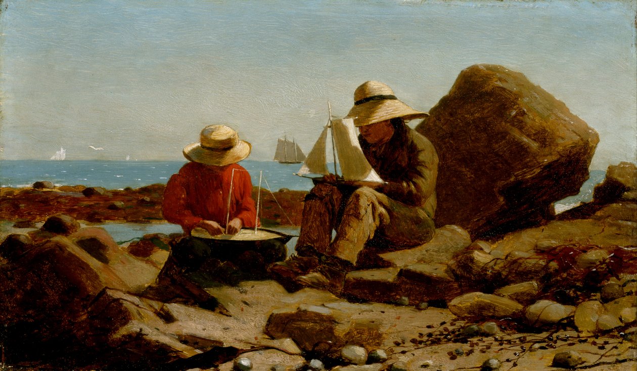 A hajóépítők alkotó: Winslow Homer