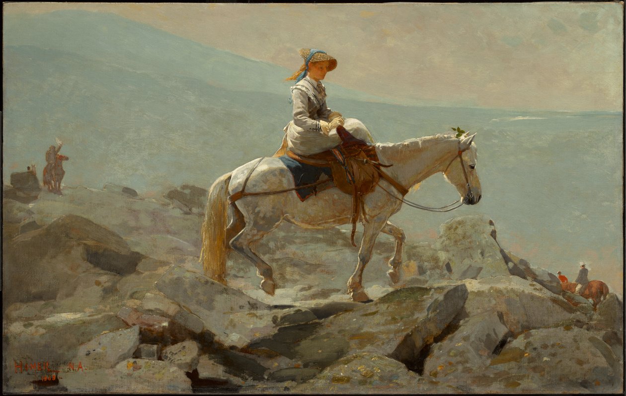 Lovaglóút, Fehér-hegység alkotó: Winslow Homer