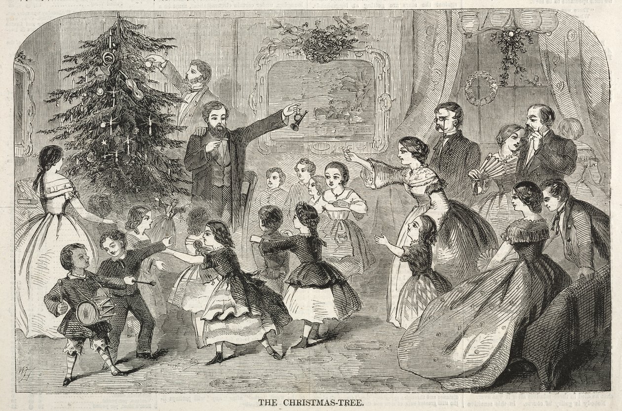A karácsonyfa, 1858. alkotó: Winslow Homer
