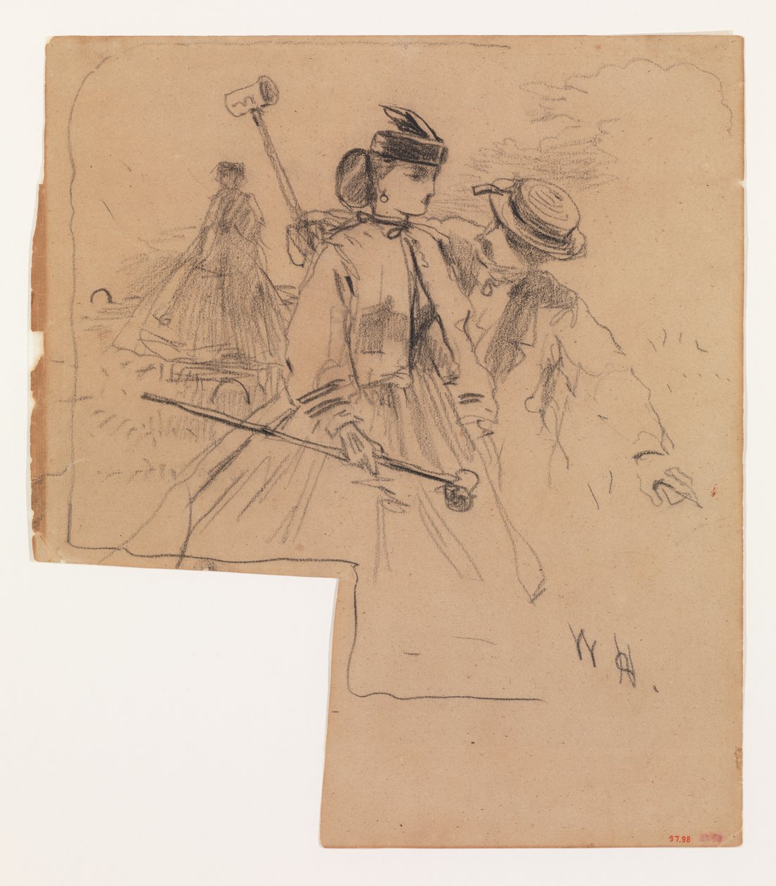 Die Krocketspieler alkotó: Winslow Homer