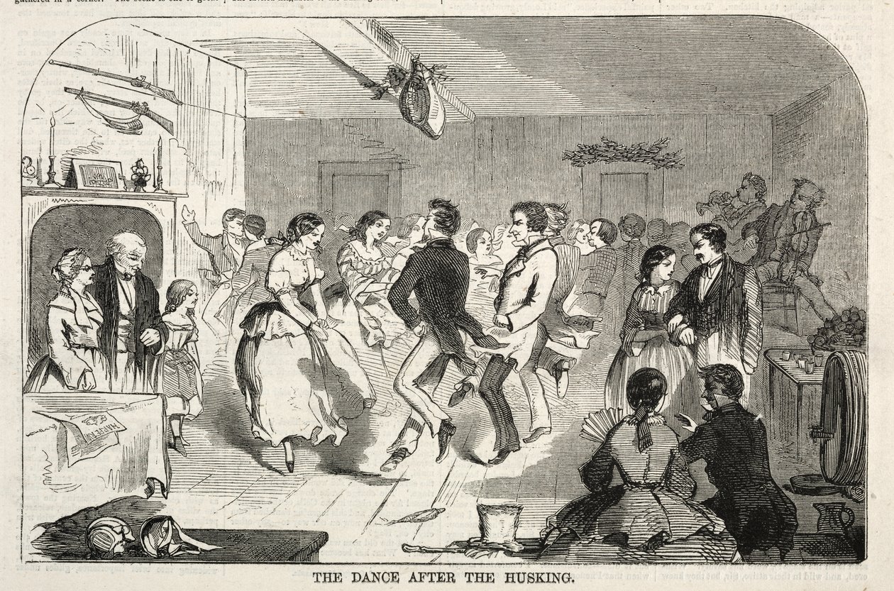 A gabonahámozás utáni tánc alkotó: Winslow Homer