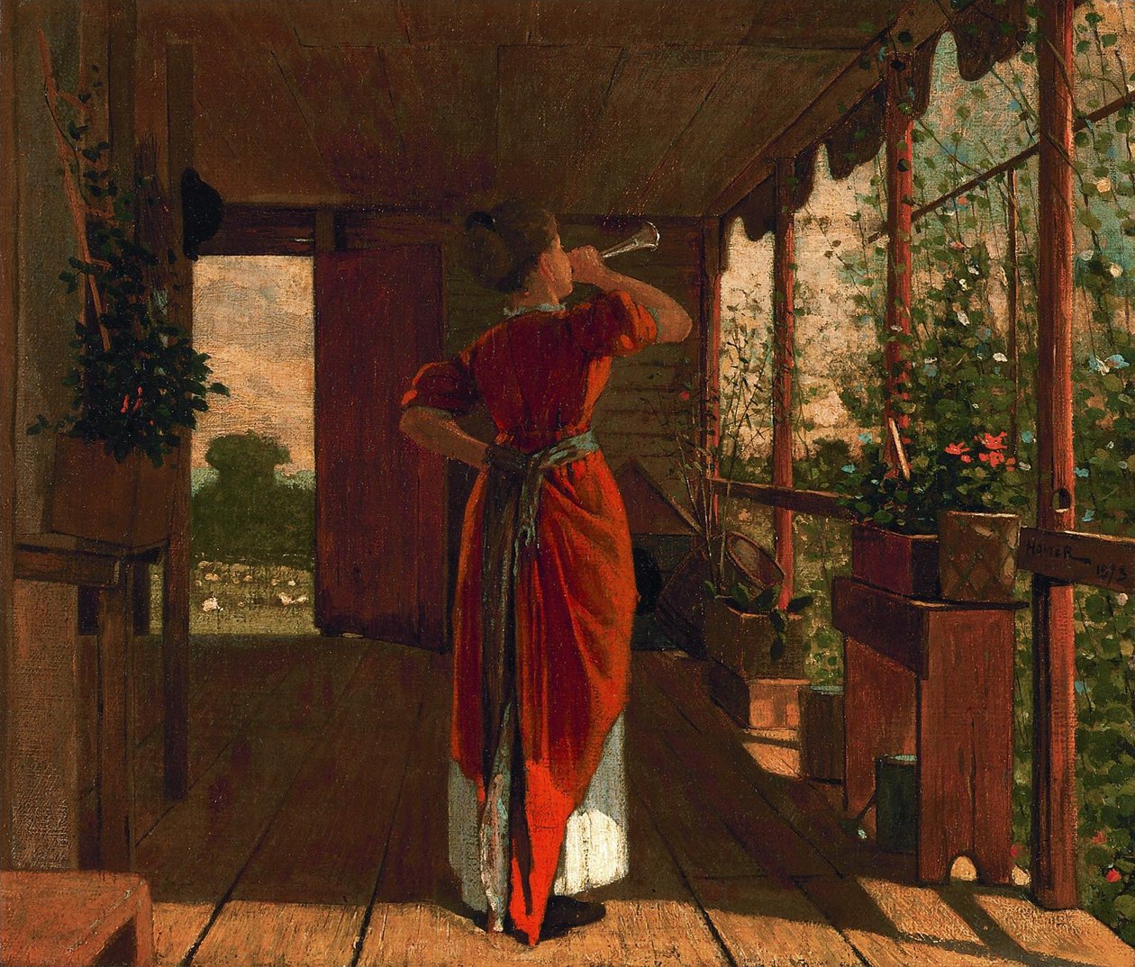A vacsorai kürt alkotó: Winslow Homer