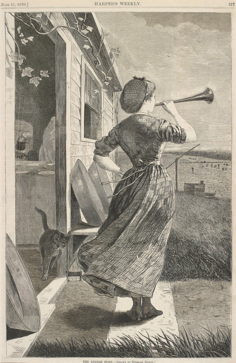 A Vacsorakürt, június 11 alkotó: Winslow Homer