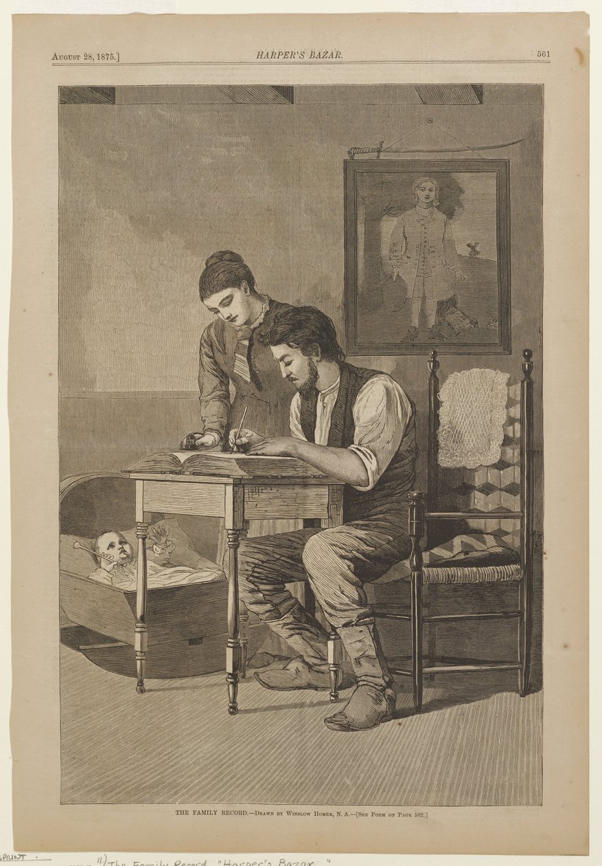A családi nyilvántartás alkotó: Winslow Homer