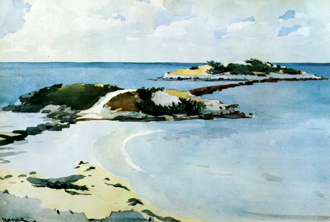 A kedvenc, 1899-1901 (wc és ceruza, papír) alkotó: Winslow Homer