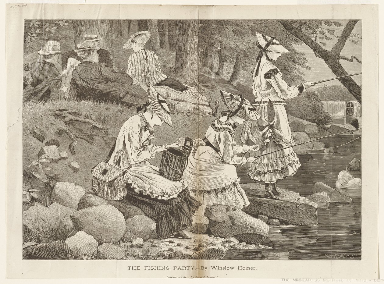 A horgásztársaság alkotó: Winslow Homer