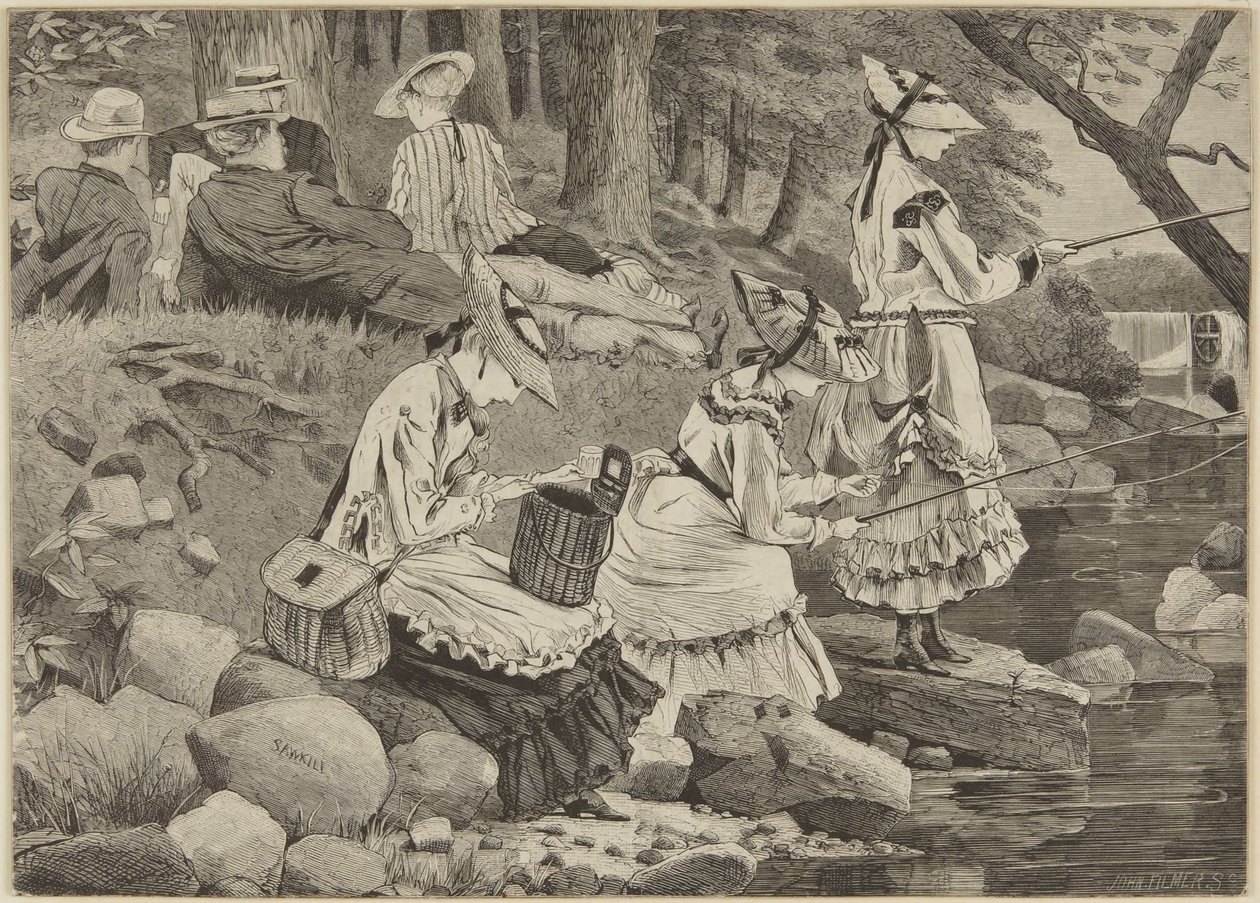 A horgásztársaság alkotó: Winslow Homer