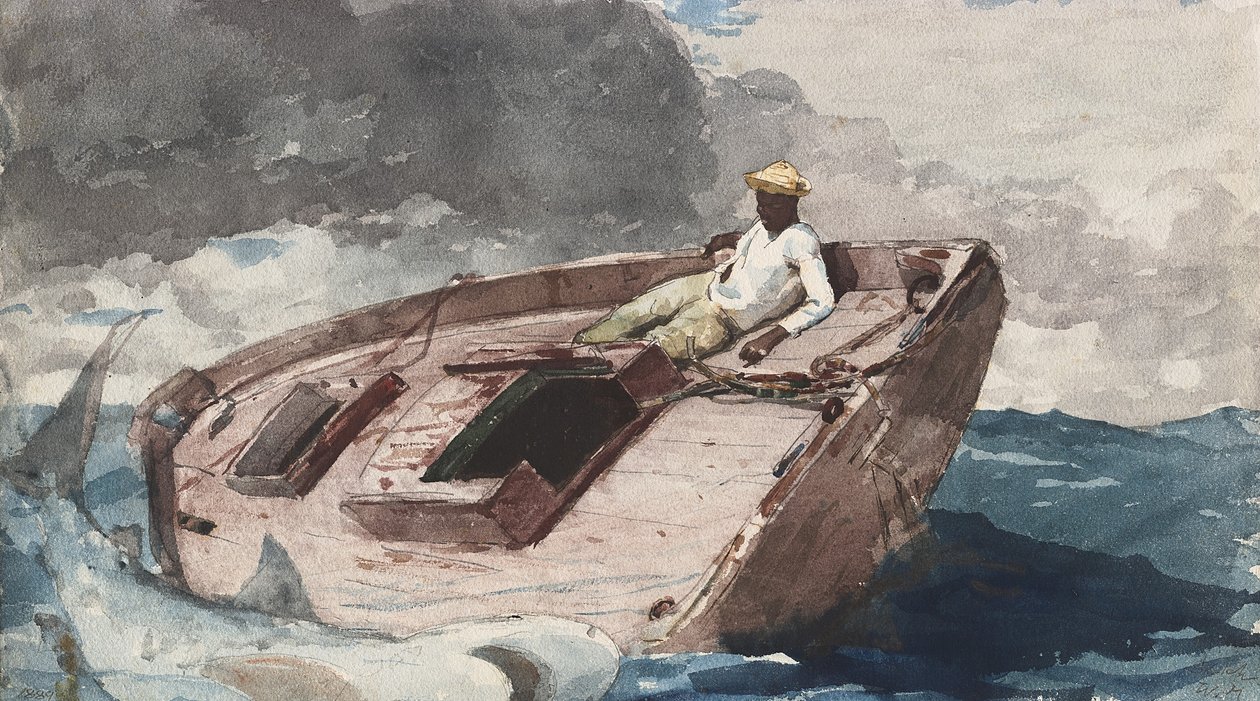 A Golf-áramlat, 1899 körül alkotó: Winslow Homer