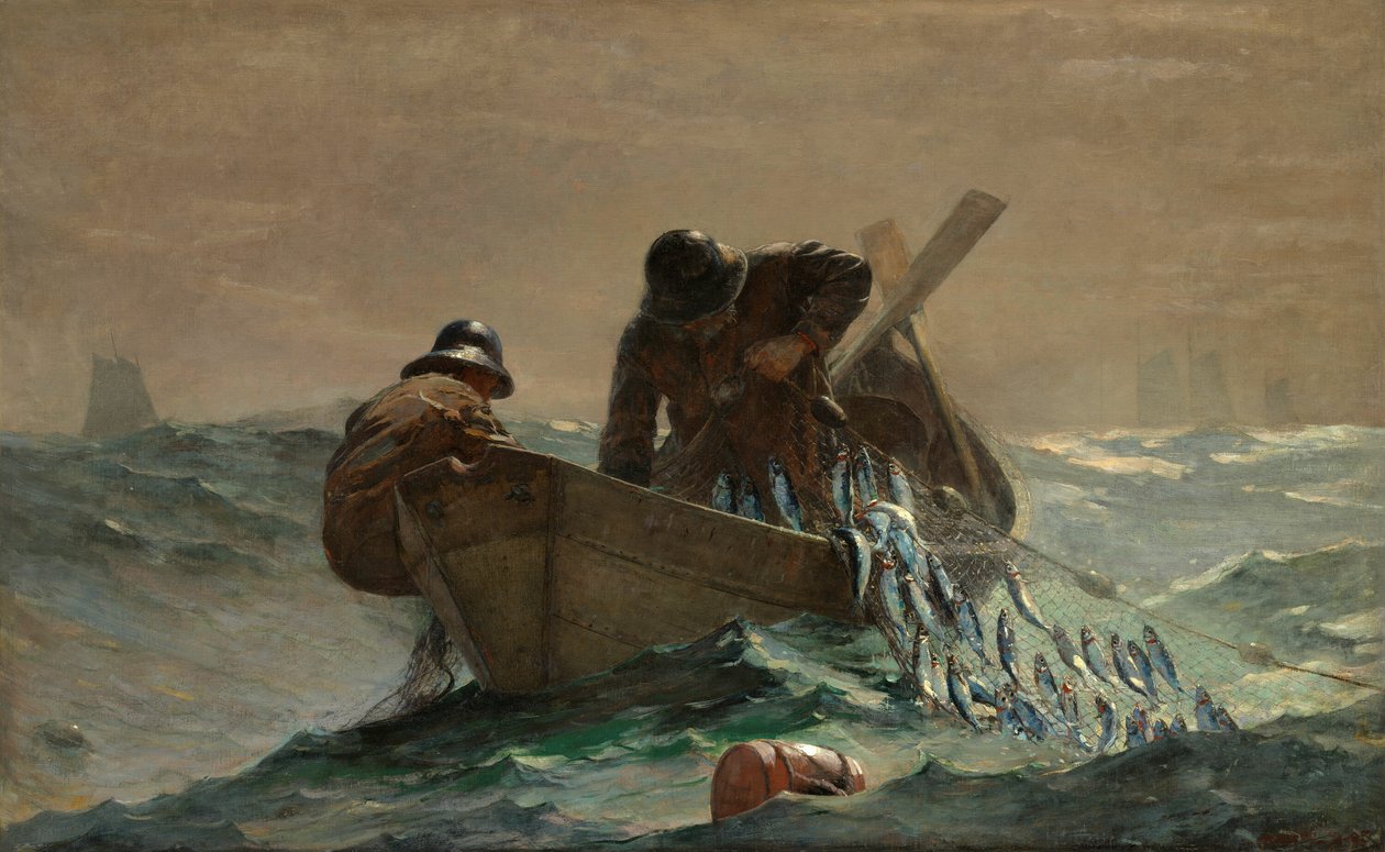 A heringháló, 1885. alkotó: Winslow Homer