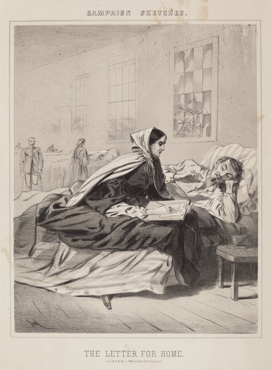 Letter for Home (kampányvázlatok) alkotó: Winslow Homer