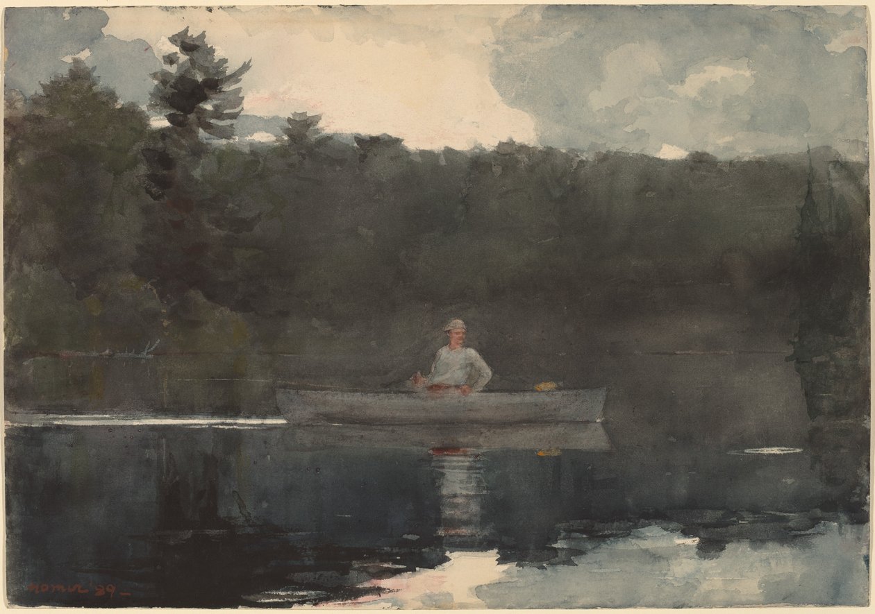 A magányos halász, 1889. alkotó: Winslow Homer
