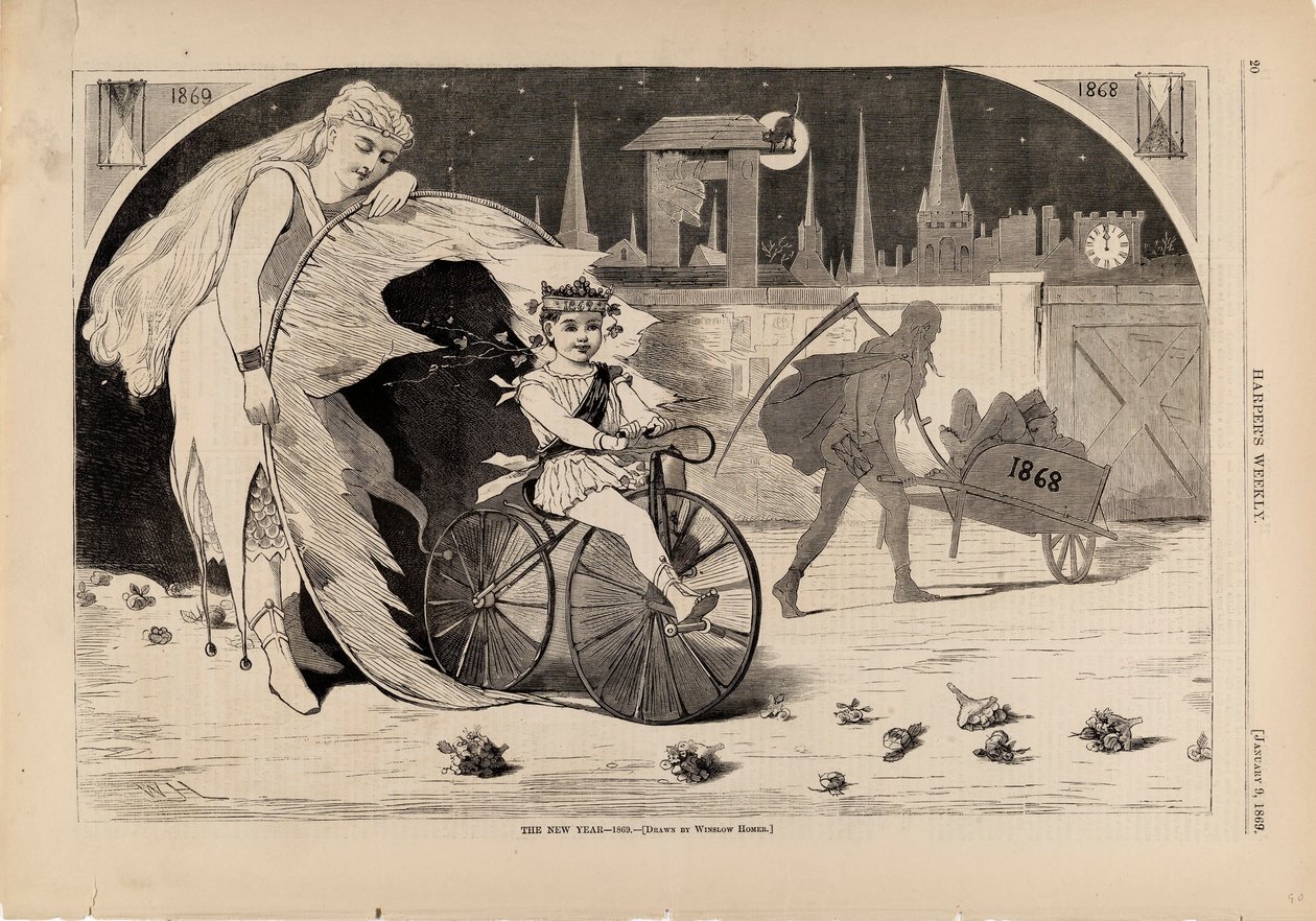 Az új év - 1869, a Harper