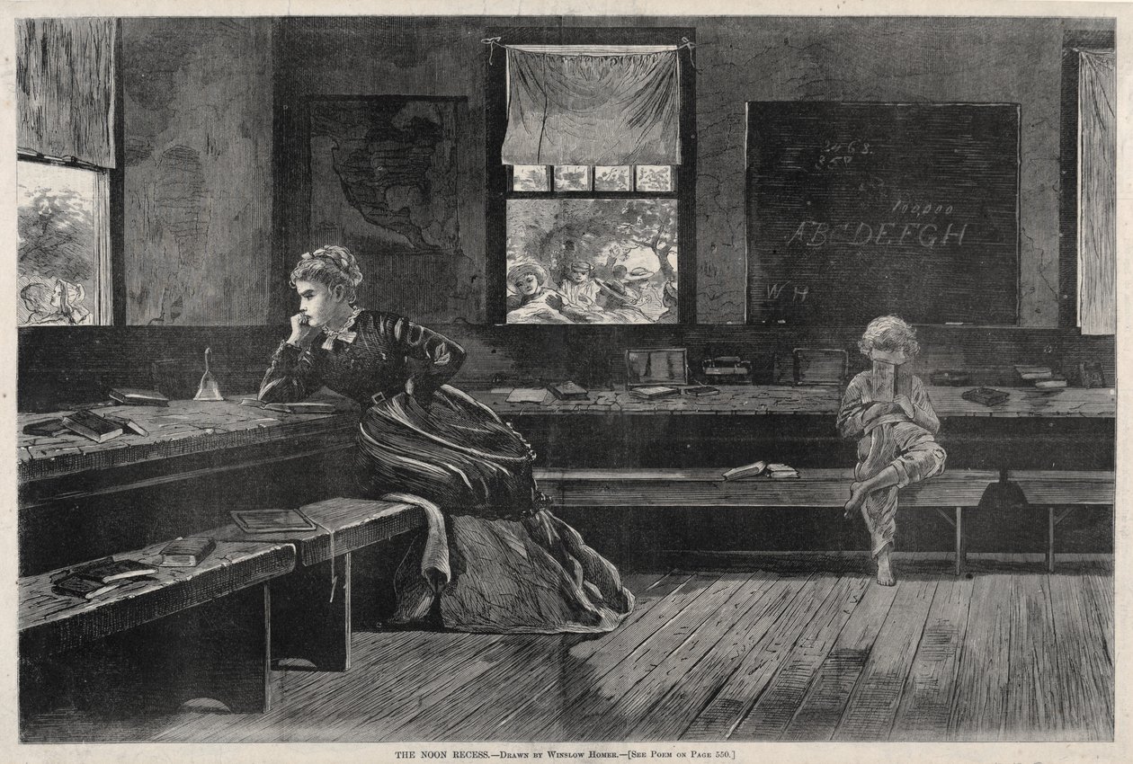 A déli szünet, 1873. alkotó: Winslow Homer