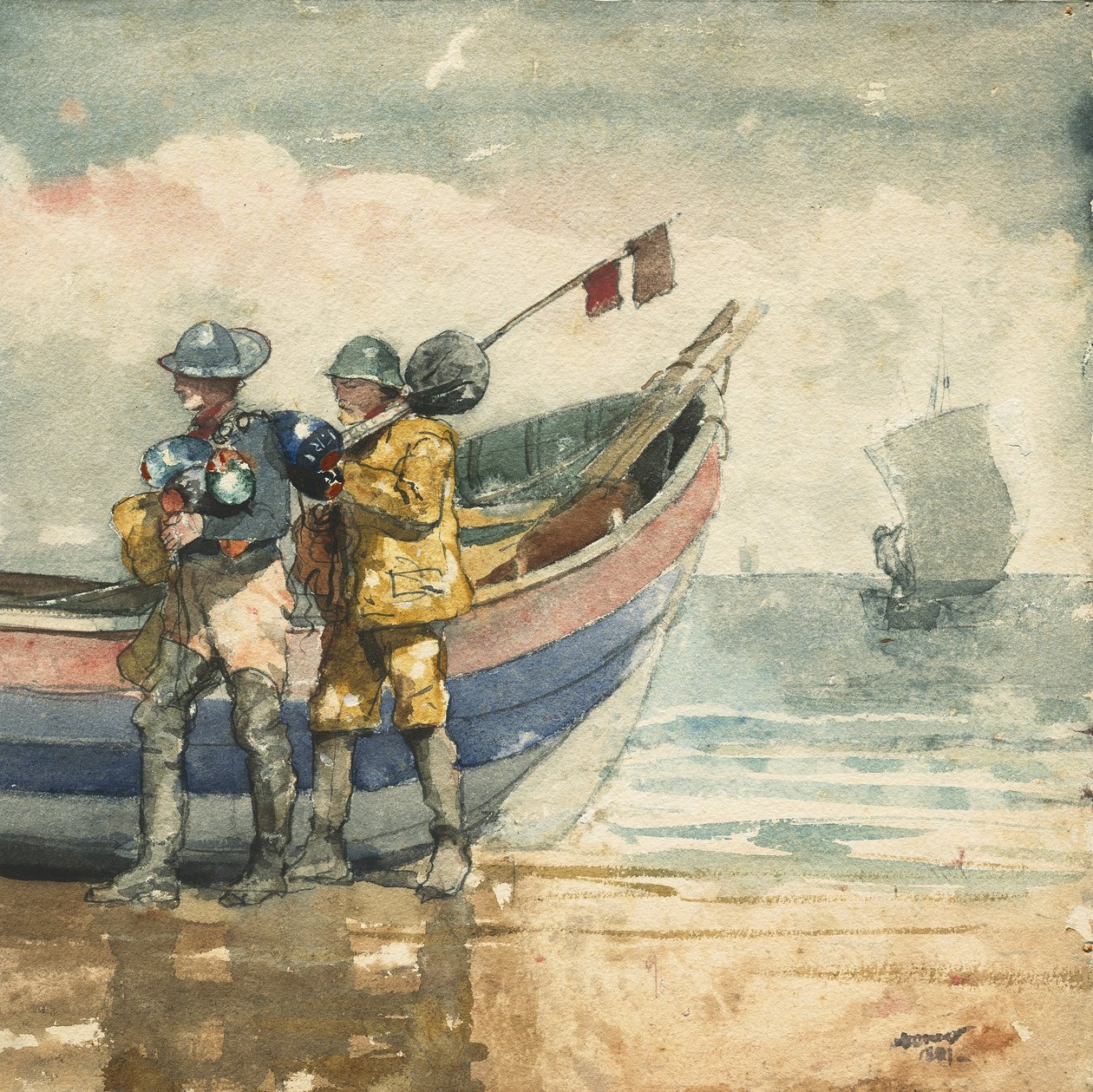 A visszatérés, Tynemouth alkotó: Winslow Homer