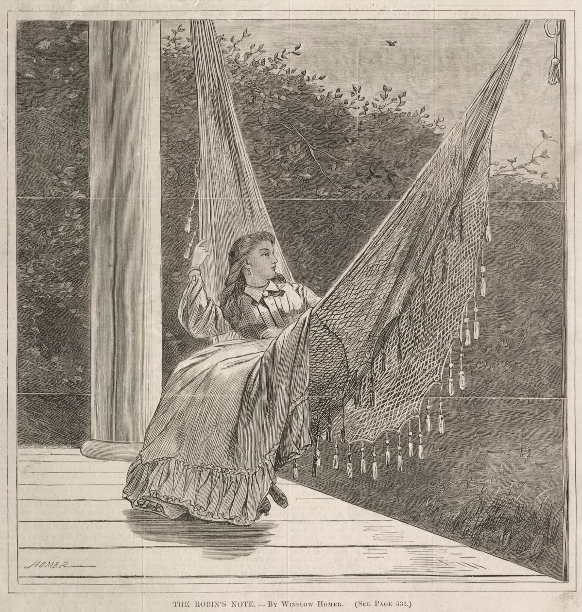 A Robin jegyzete alkotó: Winslow Homer
