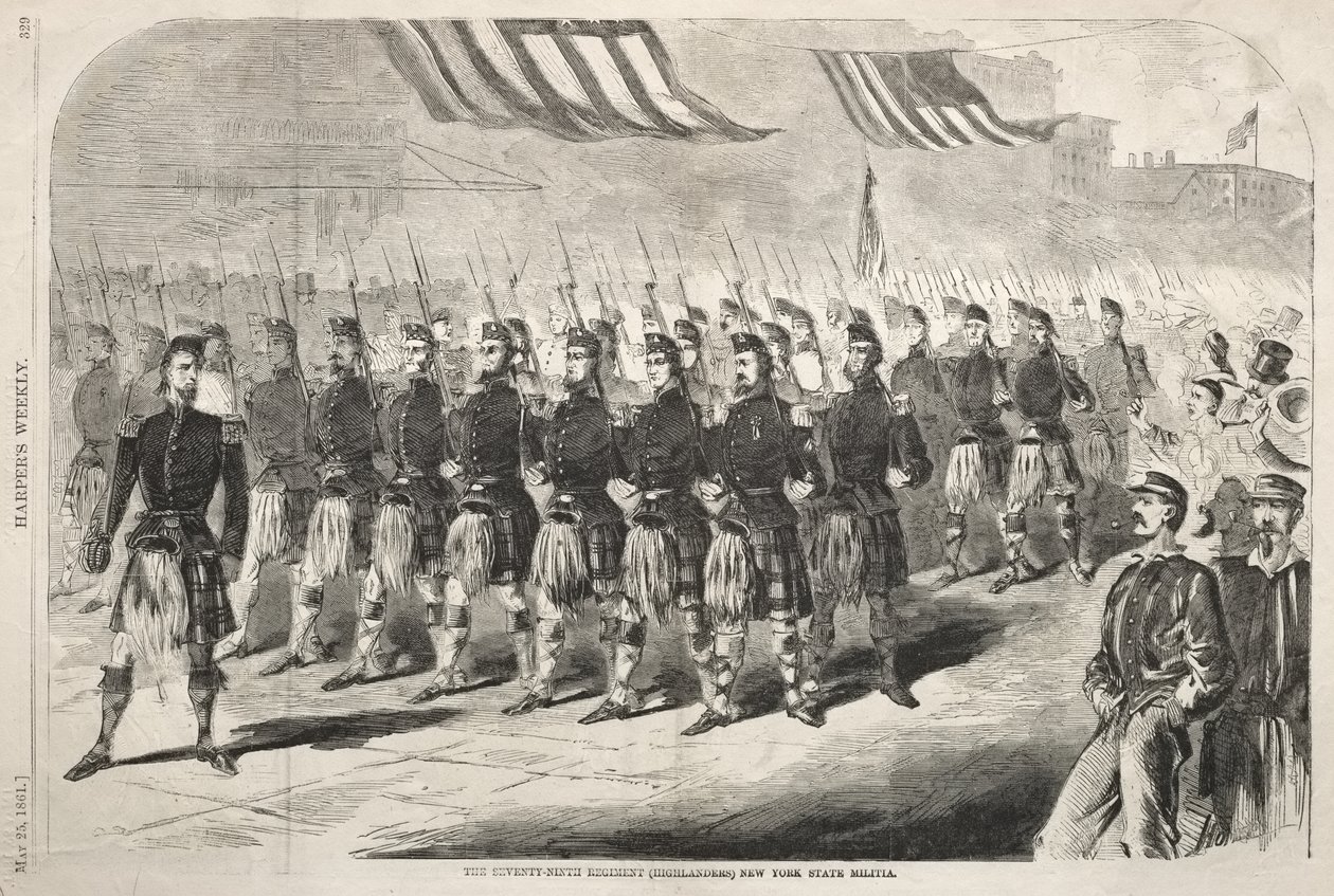 A 79. ezred (Highlanders) – New York állami milícia alkotó: Winslow Homer