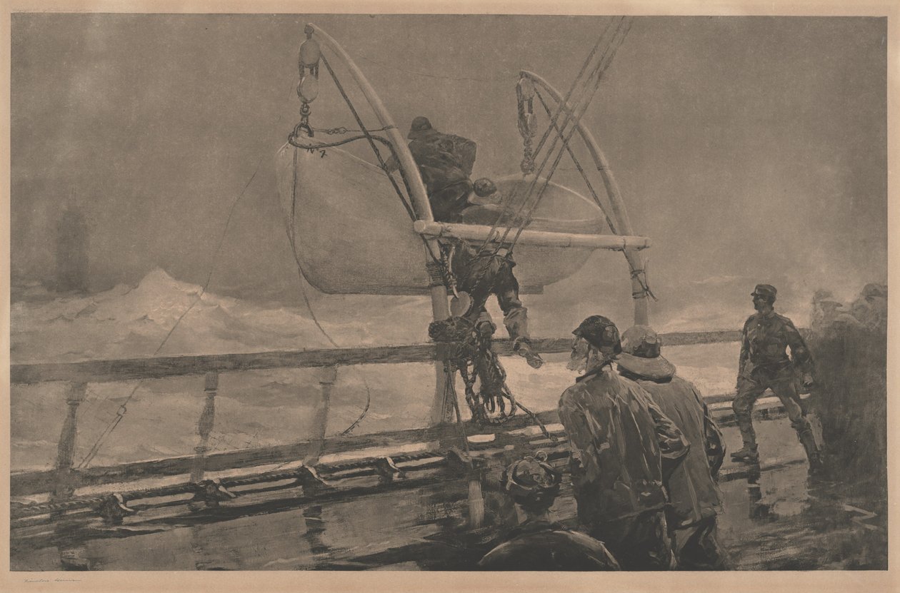 A vészjelzés, 1891. alkotó: Winslow Homer