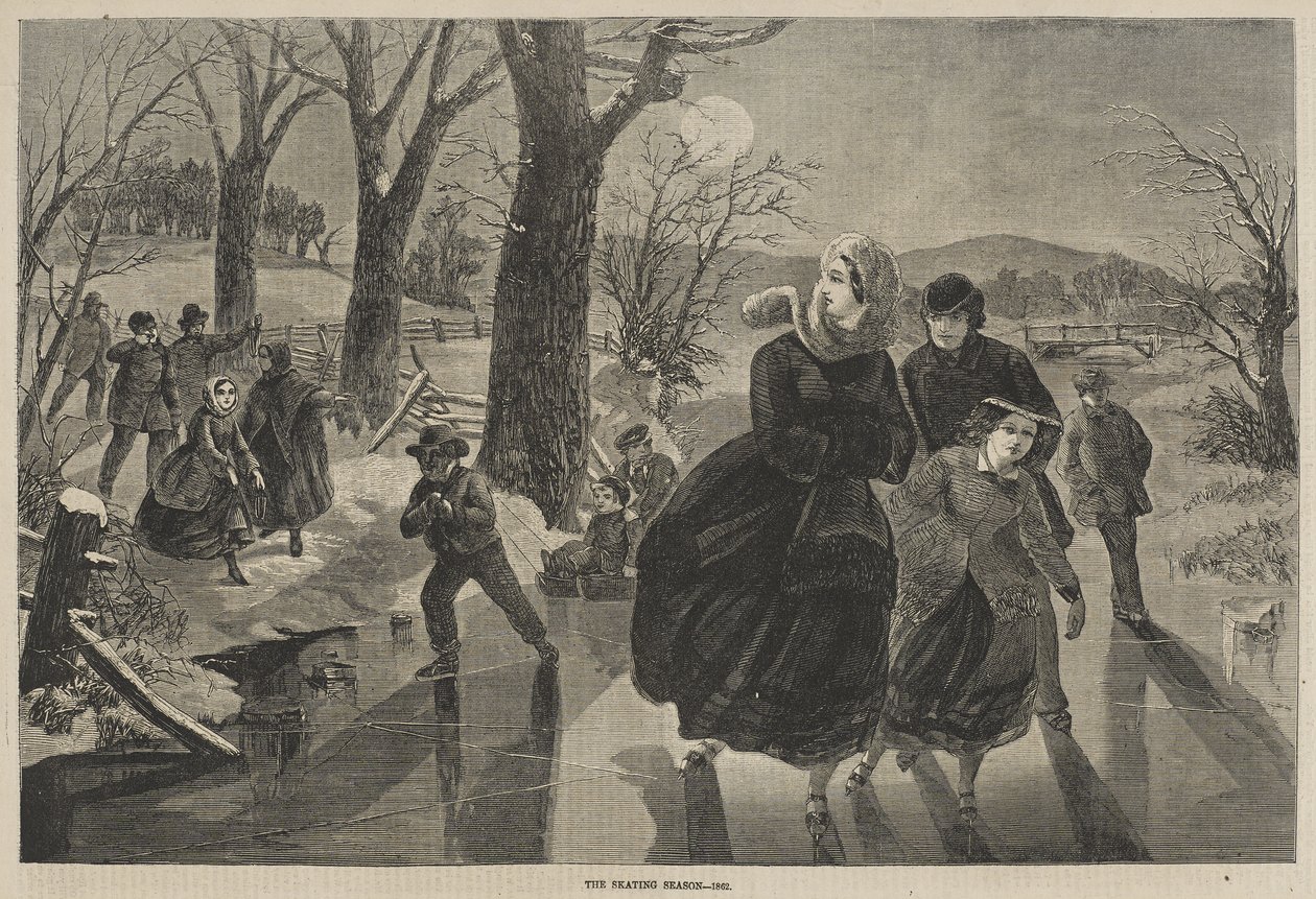 A korcsolyázási szezon alkotó: Winslow Homer