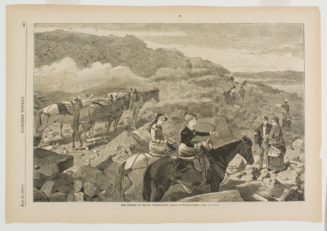 A Washington-hegy csúcsa alkotó: Winslow Homer