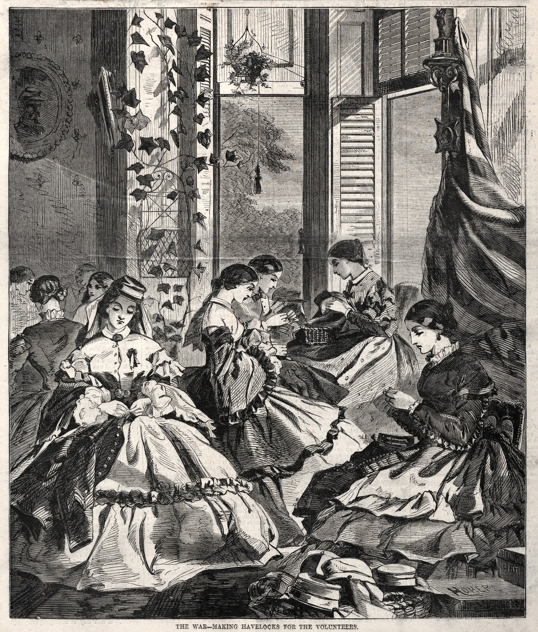 A háború – Határok készítése az önkénteseknek, 1861. alkotó: Winslow Homer