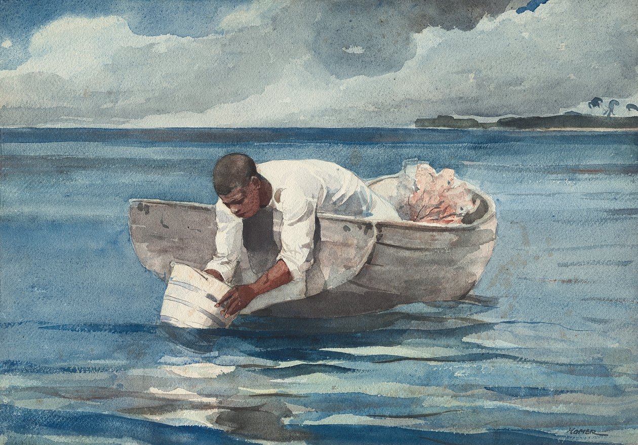 The Water Fan, 1898-99 alkotó: Winslow Homer