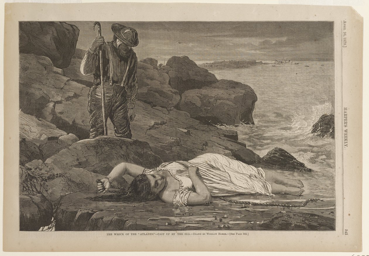 Az Atlantic hajótörése – A tenger partra sodorta alkotó: Winslow Homer