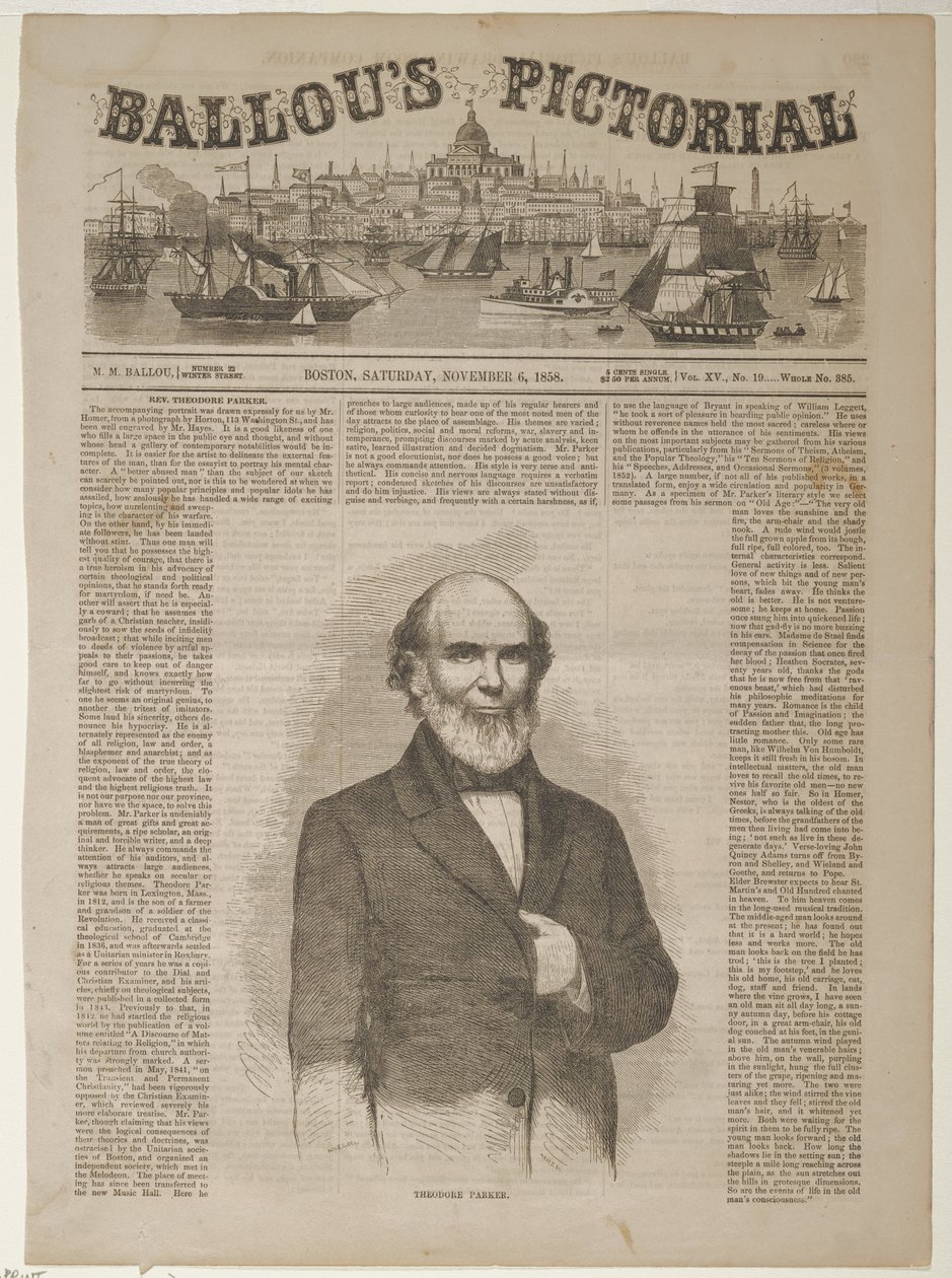 Theodore Parker alkotó: Winslow Homer