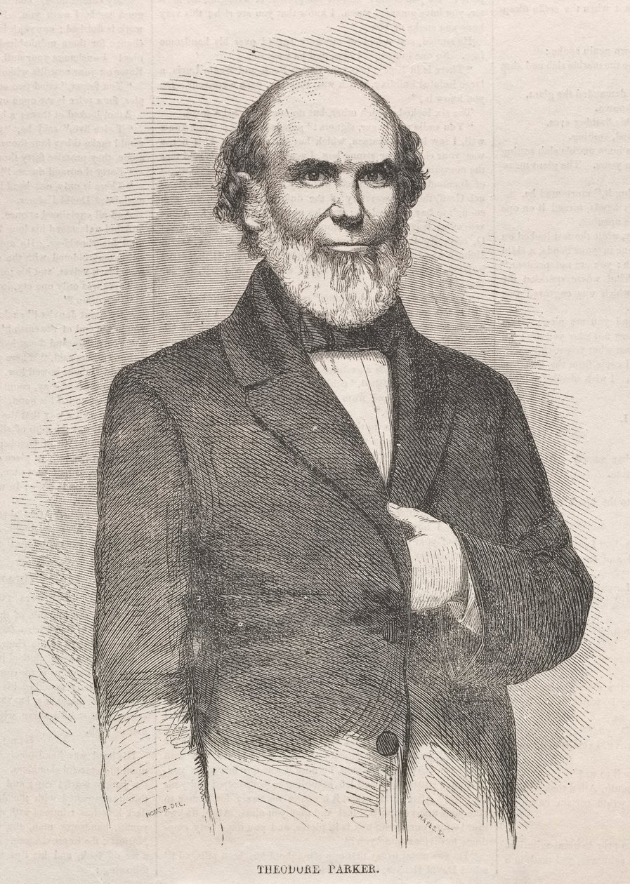 Theodore Parker, 1858. alkotó: Winslow Homer