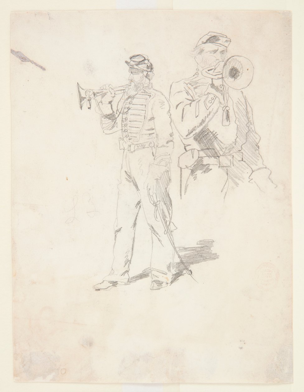 Két tanulmány egy buglerről alkotó: Winslow Homer