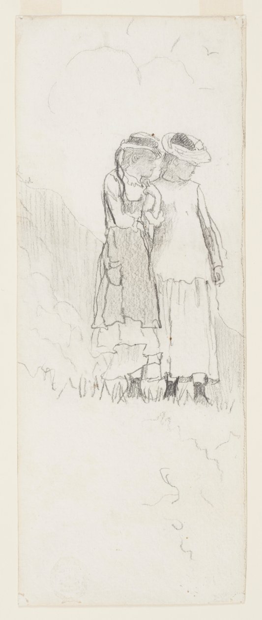 Két fiatal lány a mezőn alkotó: Winslow Homer
