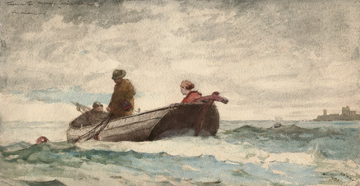 Tynemouth Priory, Anglia alkotó: Winslow Homer