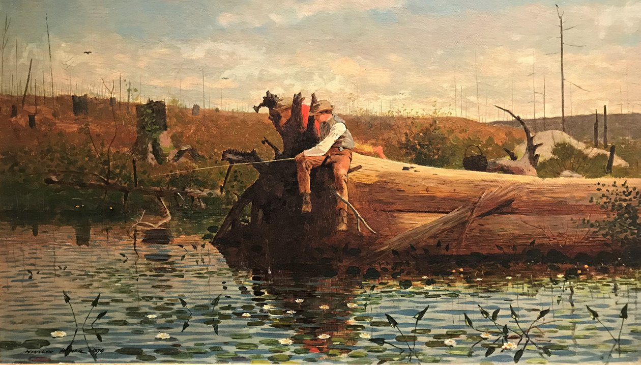 Várva a harapásra alkotó: Winslow Homer