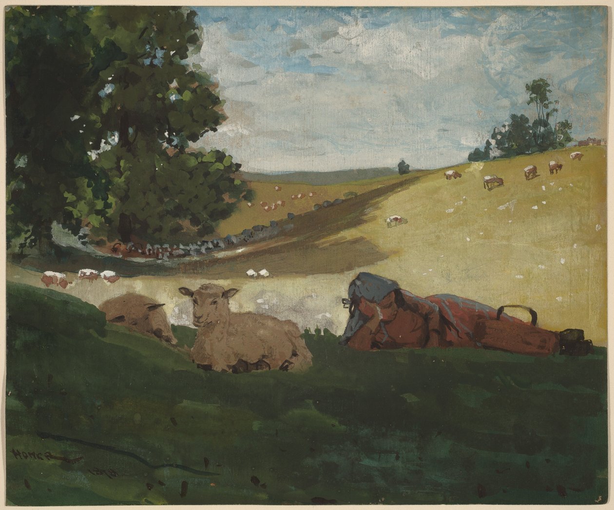 Meleg délután alkotó: Winslow Homer