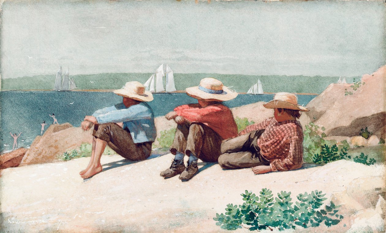 Nézem a hajókat, Gloucester alkotó: Winslow Homer