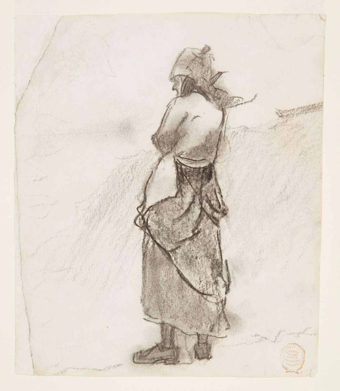 Tengerre néző nő, Cullercoats, Anglia alkotó: Winslow Homer