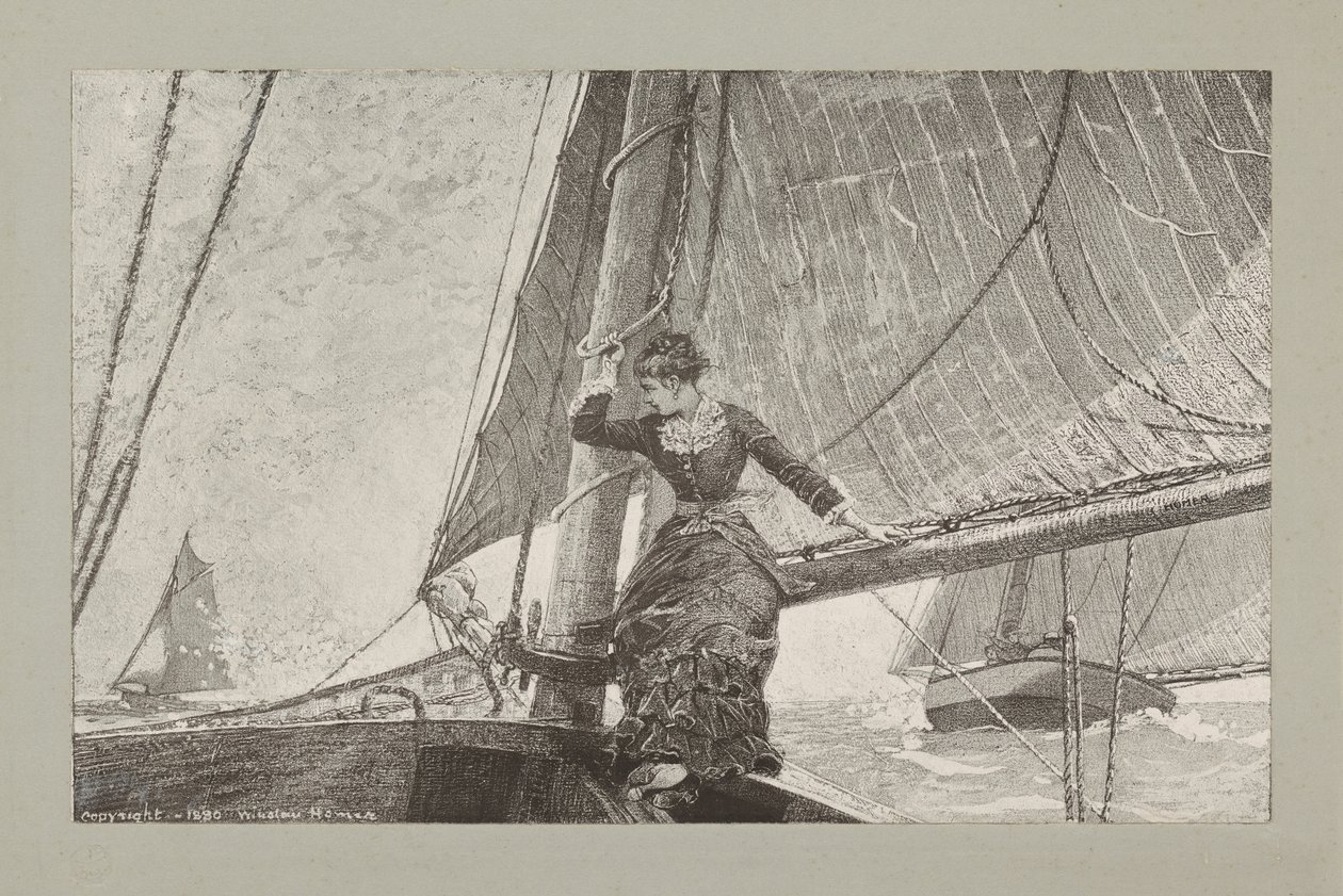 Vitorlázó lány alkotó: Winslow Homer
