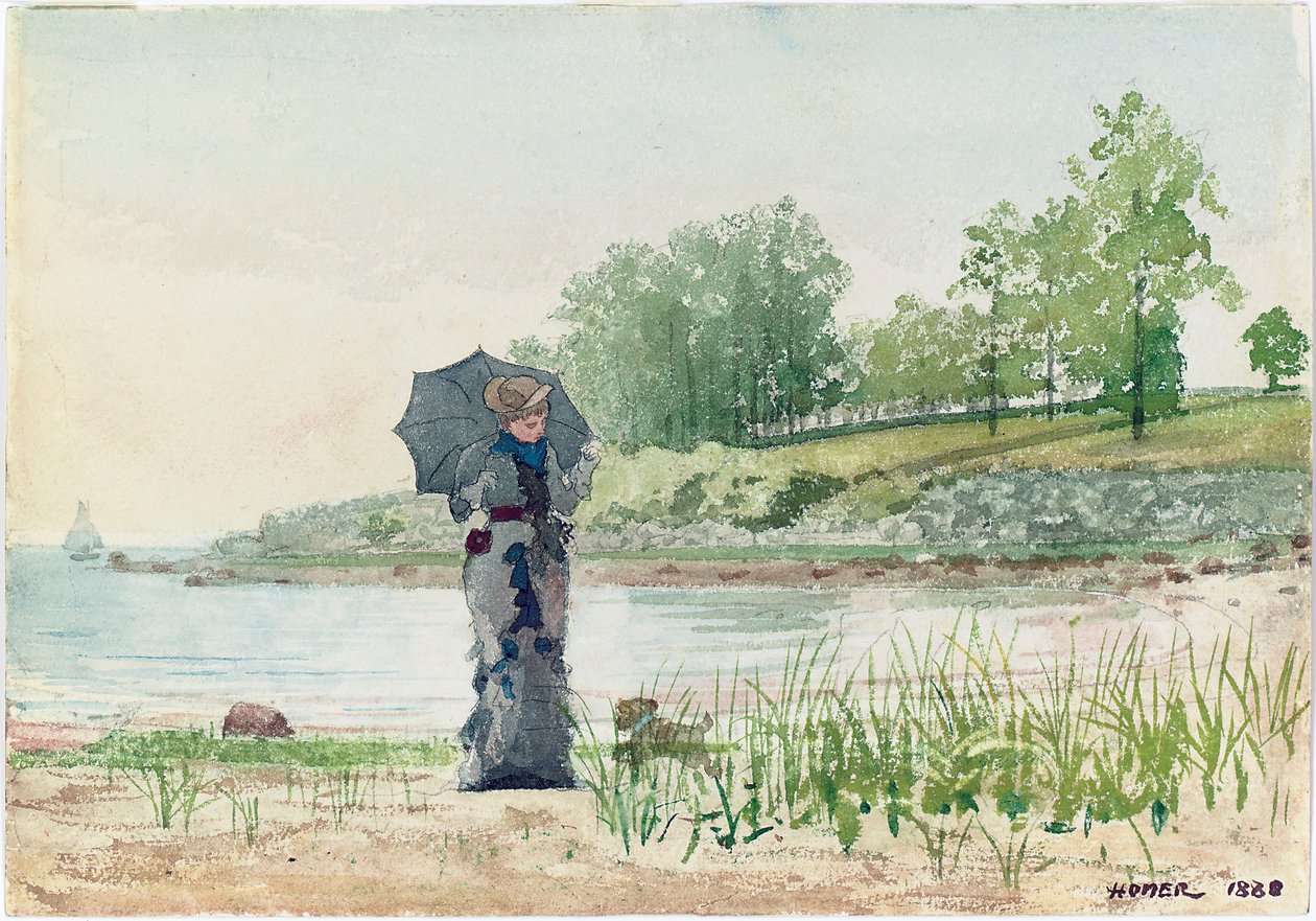 Fiatal nő, 1880 alkotó: Winslow Homer