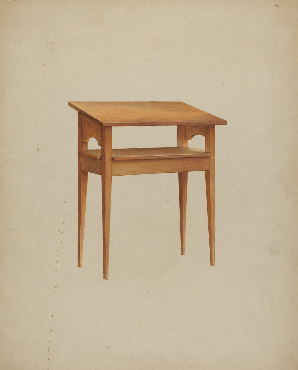Shaker étkezőasztal, c. 1937. alkotó: Winslow Rich